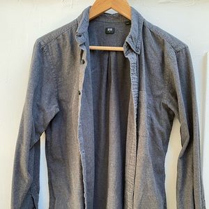 Dark grey button up